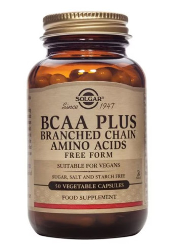 Solgar BCAA plus 50 cápsulas