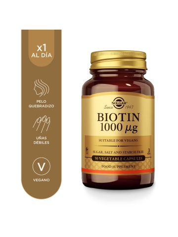 SOLGAR BIOTINA 1000...