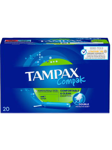 TAMPAX COMPAK SUPER 20+2 - 22