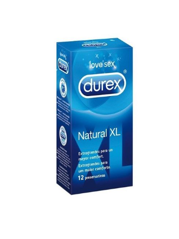 DUREX NATURAL XL 12 UNI