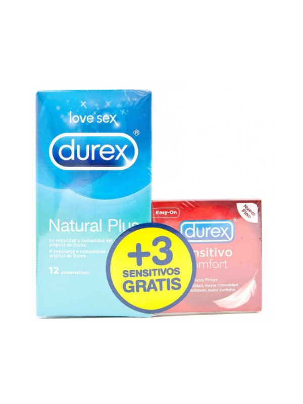 PROFILACTICOS DUREX NATURAL XL 12 UNI