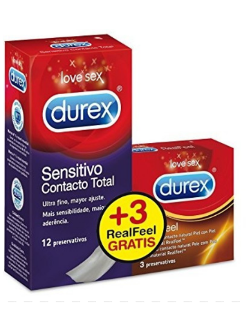 DUREX SENSITIVO CONTACTO...